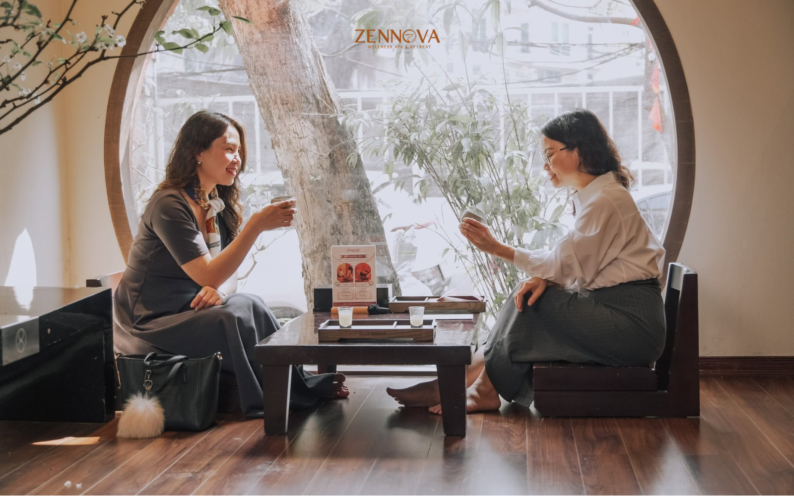 Khách nghỉ ngơi trong không gian yên tĩnh để cân bằng thân tâm tại Zennova Wellness Spa Hà Nội